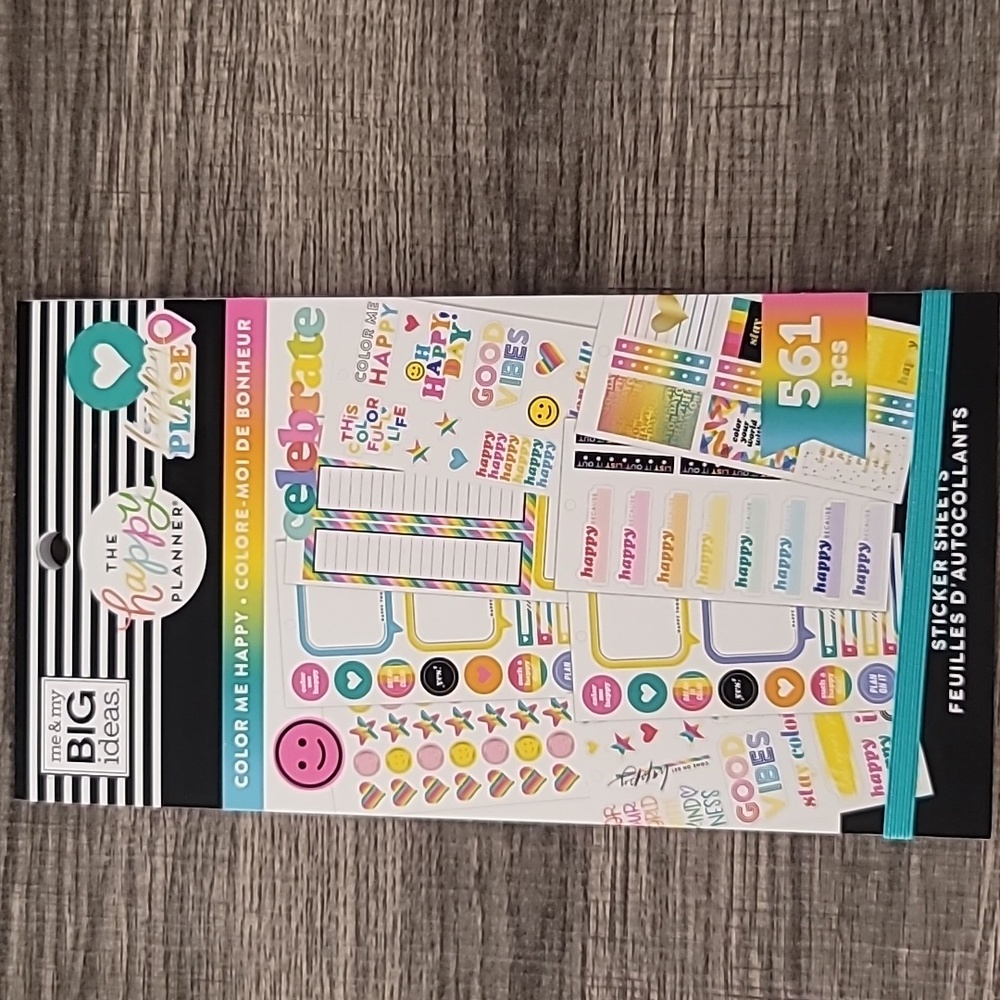 NWT Color Me Happy Happy Planner Stickers
